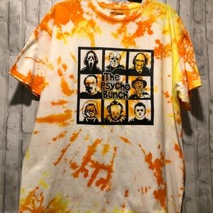 Man Gildan Halloween  tye-dye screen print T-shirt!!